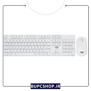 کیبورد و ماوس بی سیم اکسون مدل Gk-600 صورتی