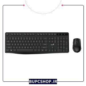 کیبورد و ماوس بی سیم جنیوس KM-8206S با حروف فارسی